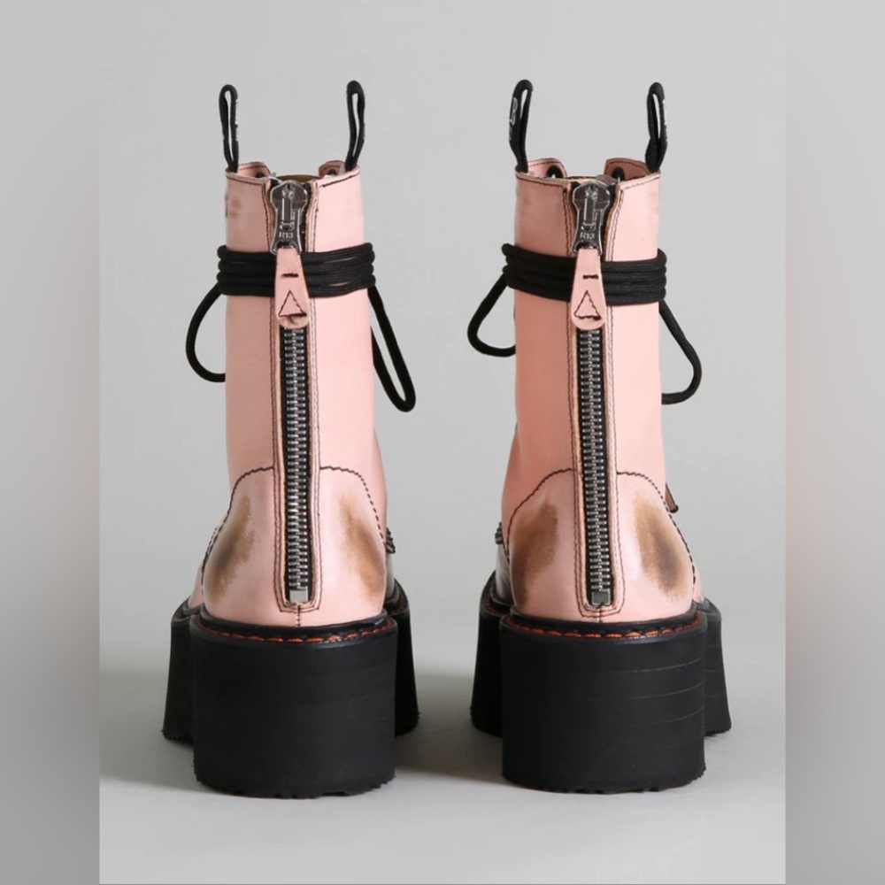 R13 Double Stack Boot - pink. Size 8 IT 38 - Picture 2 of 9